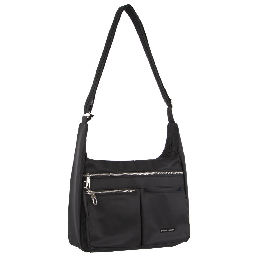Pierre Cardin Anti-Theft Cross Body Bag Anti-Theft Range Dam Svarta | QTVUYO267