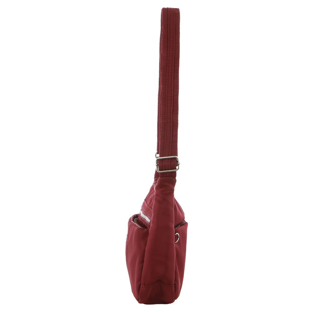Pierre Cardin Anti-Theft Cross Body Bag Anti-Theft Range Dam Vinröda | OMWRQP923