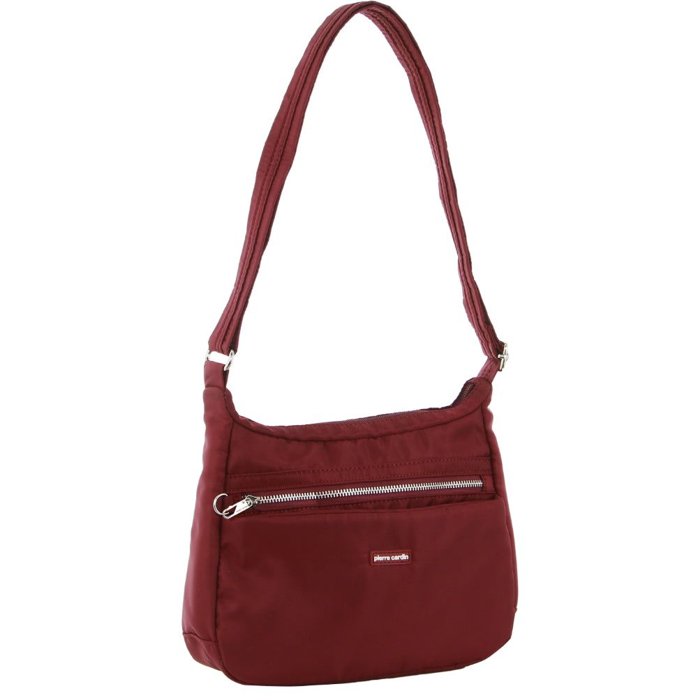 Pierre Cardin Anti-Theft Cross Body Bag Anti-Theft Range Dam Vinröda | OMWRQP923