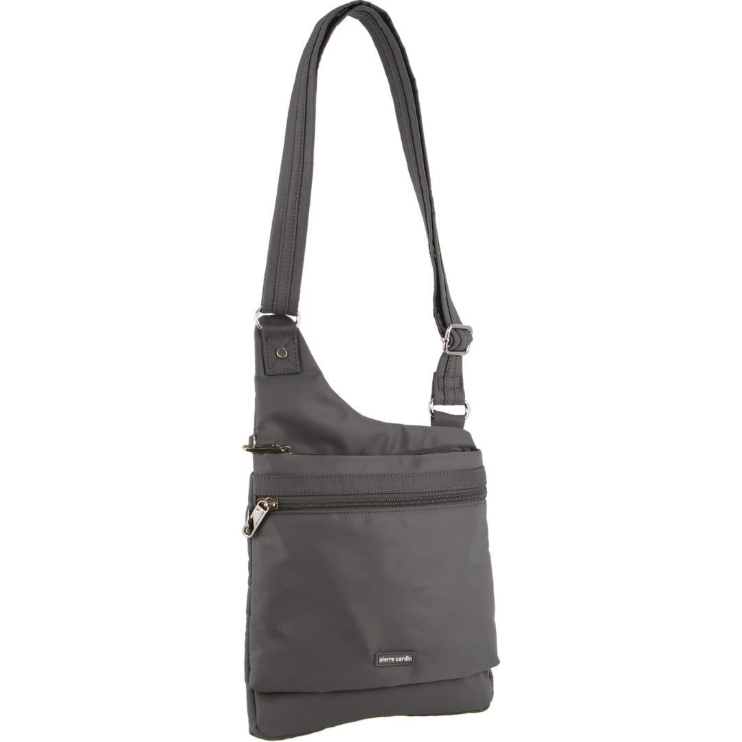 Pierre Cardin Anti-Theft Cross Body Bag Anti-Theft Range Travel Grå | MRDPKS589