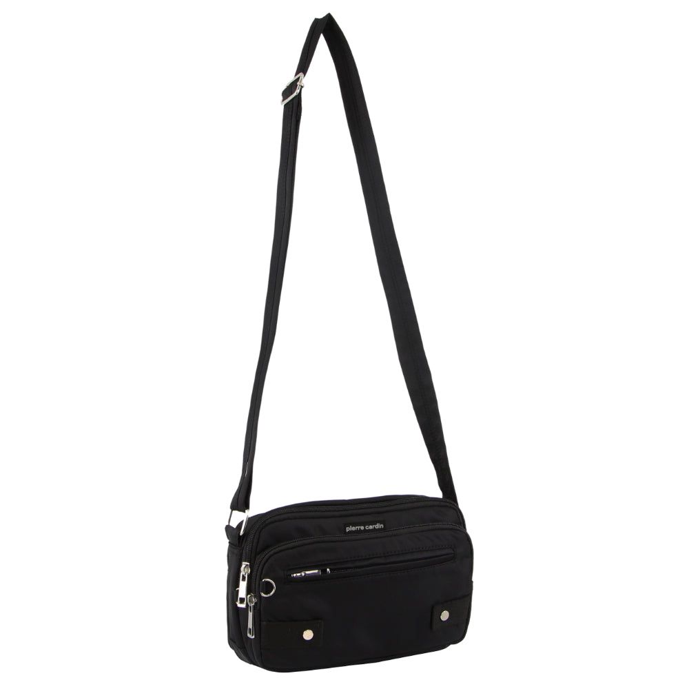 Pierre Cardin Anti-Theft Cross Body Bag Anti-Theft Range Travel Svarta | MDKWTQ953