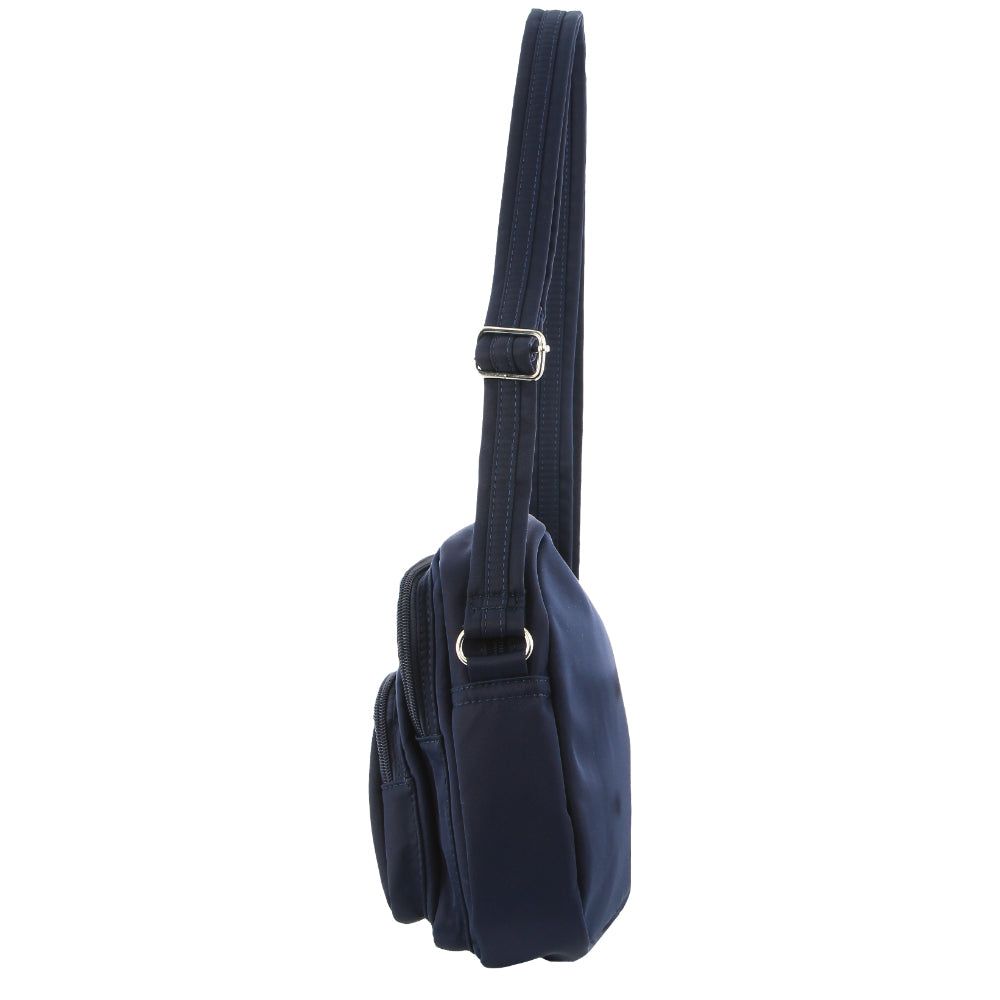 Pierre Cardin Anti-Theft Cross Body Bag Anti-Theft Range Travel Marinblå | LWZNFI031