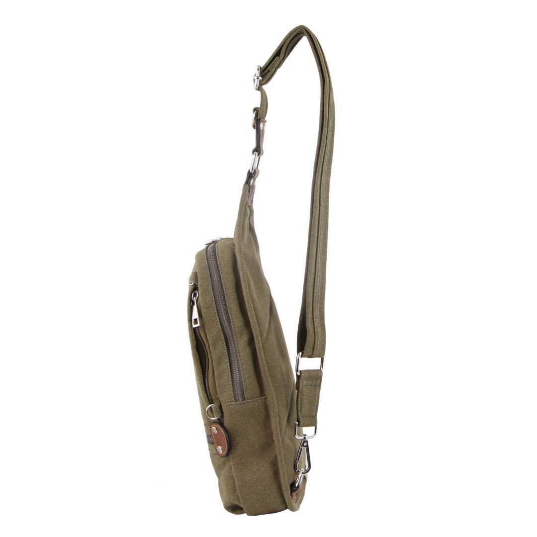 Pierre Cardin Canvas Cross Body Bag Canvas Bags Dam Bruna | OSMHUD714