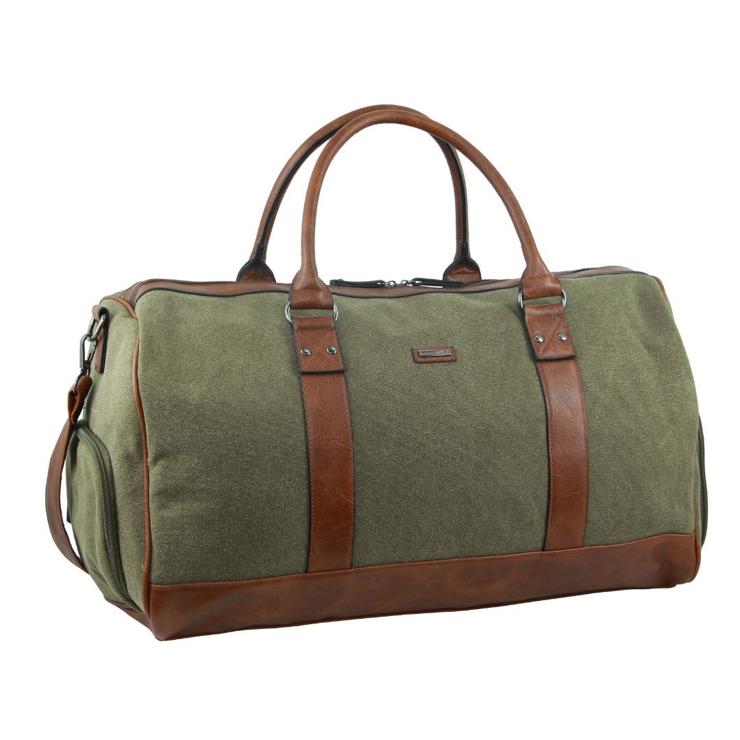 Pierre Cardin Canvas Overnight Duffle Bag Canvas Bags Herr Bruna | IMAHWG421