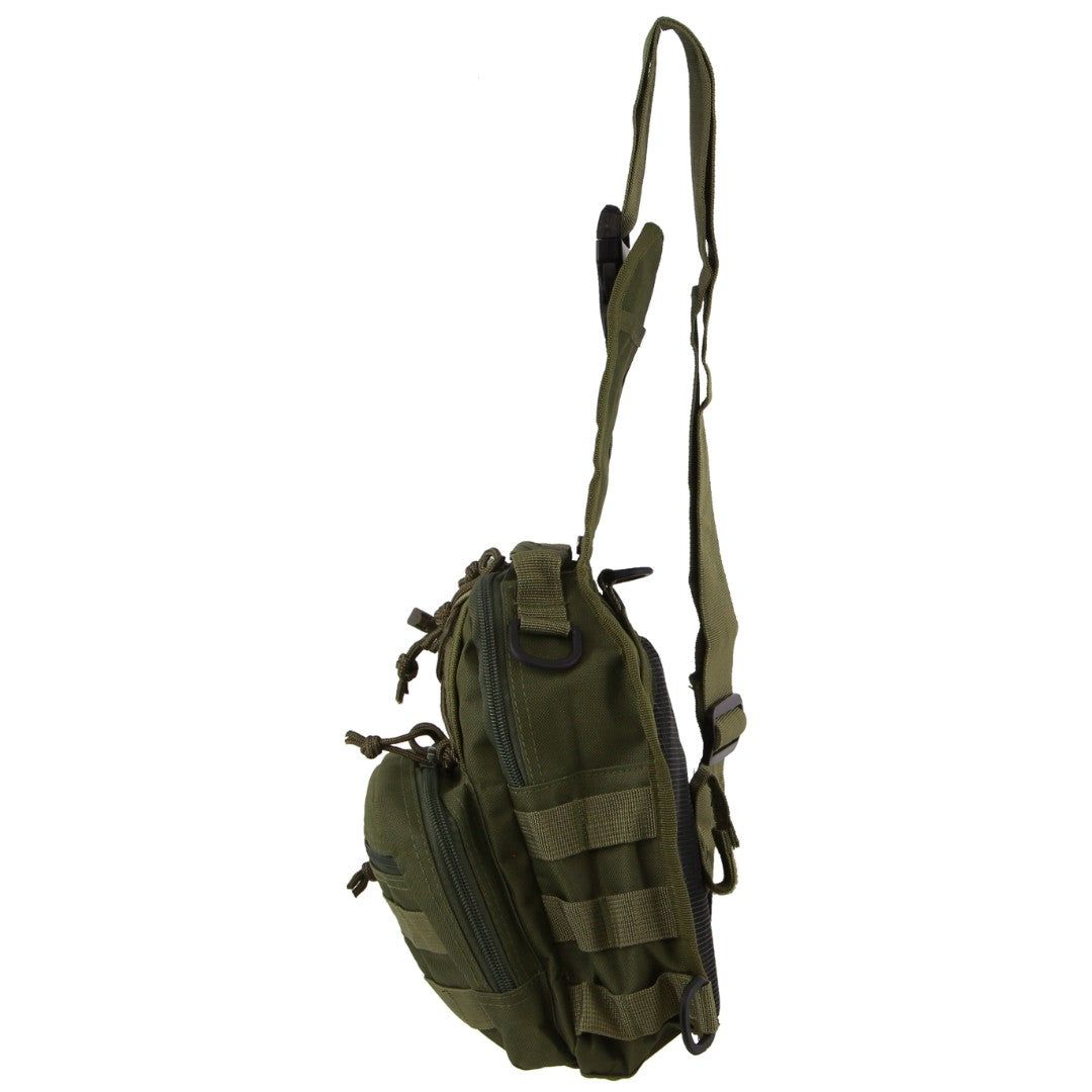 Pierre Cardin Cross Body Sling Bag Tactical Rucksack Shoulder Chest Messenger Bag Crossbody Väska Herr Gröna | KPJFCZ274