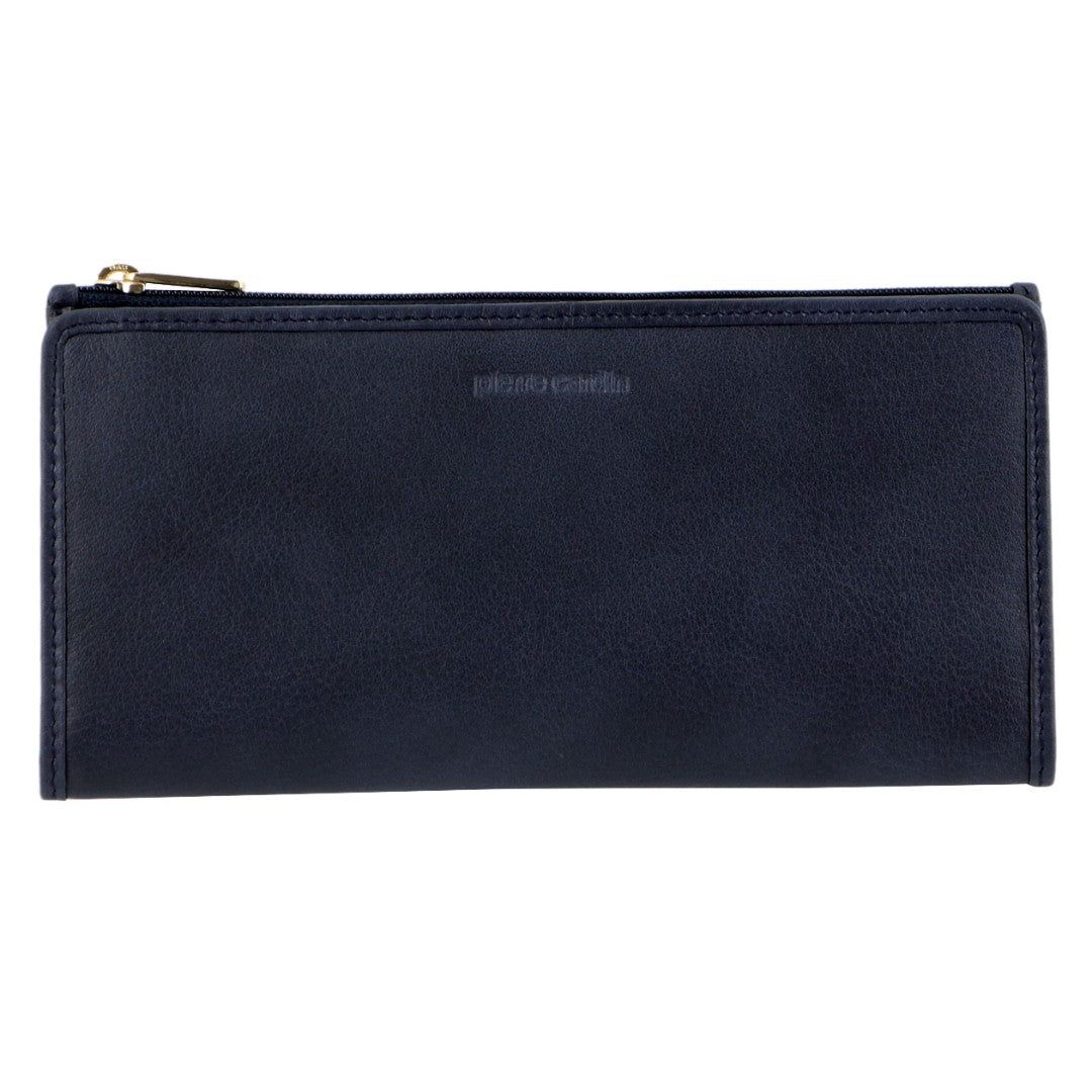 Pierre Cardin Genuine Leather Bi-Fold Wallet Bi-Fold Wallets Dam Marinblå | NQCHVM728