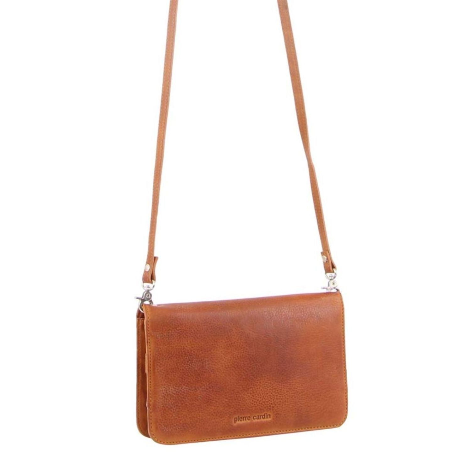 Pierre Cardin Genuine Leather Clutch Wallet Bag Mobile Phone Wallets Dam Bruna | OICXQD301