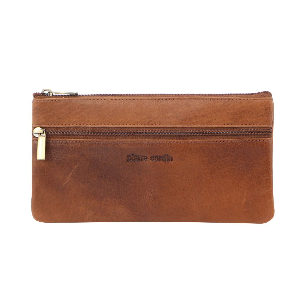 Pierre Cardin Genuine Leather Coin Purse Medium Wallets Dam Bruna | QMLFUJ127