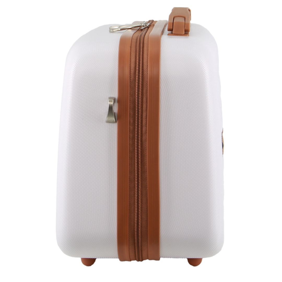 Pierre Cardin Hard Shell Beauty Case Sminkväska Travel Vita | OMQADG290