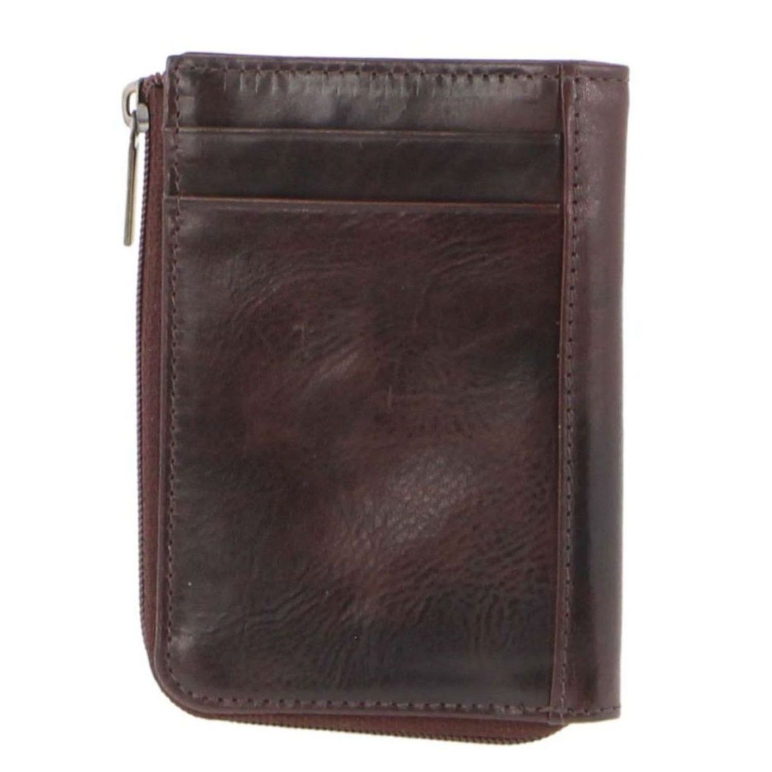 Pierre Cardin Italian Läder Key + Credit Card Holder Korthållare Herr Choklad | JVEYFW748