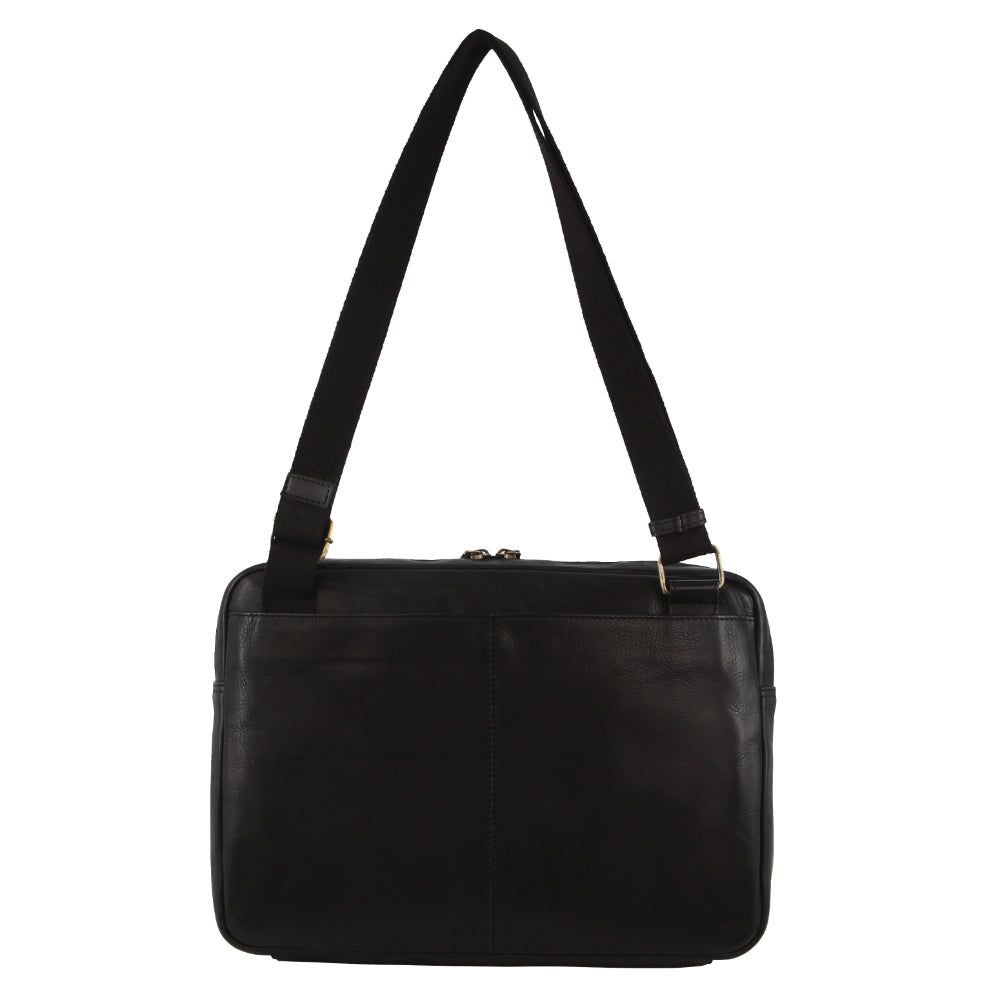 Pierre Cardin Italian Leather Business Computer Bag Business Computer Bags Herr Svarta | AISHKN291