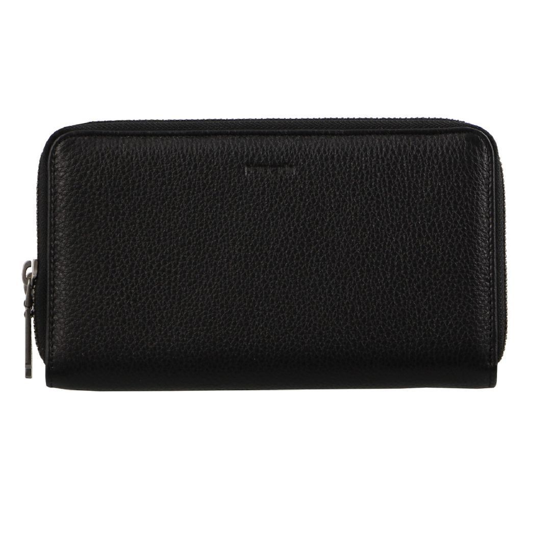 Pierre Cardin Italian Leather Double Zip Wallet Dragkedja Runt Plånbok Dam Indigo | VNFEJC327