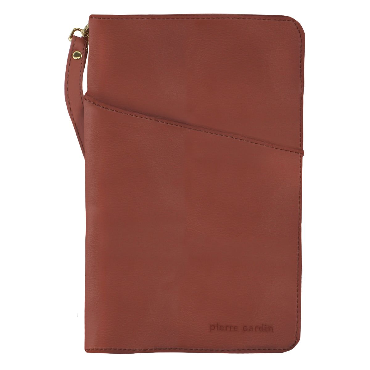 Pierre Cardin Italian Leather Passport Wallet Passport Wallets Herr Choklad | ILGOMT347