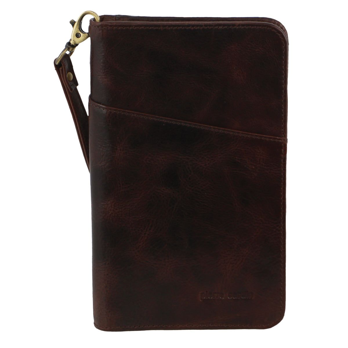 Pierre Cardin Italian Leather Passport Wallet Passport Wallets Travel Svarta | CSURLB539
