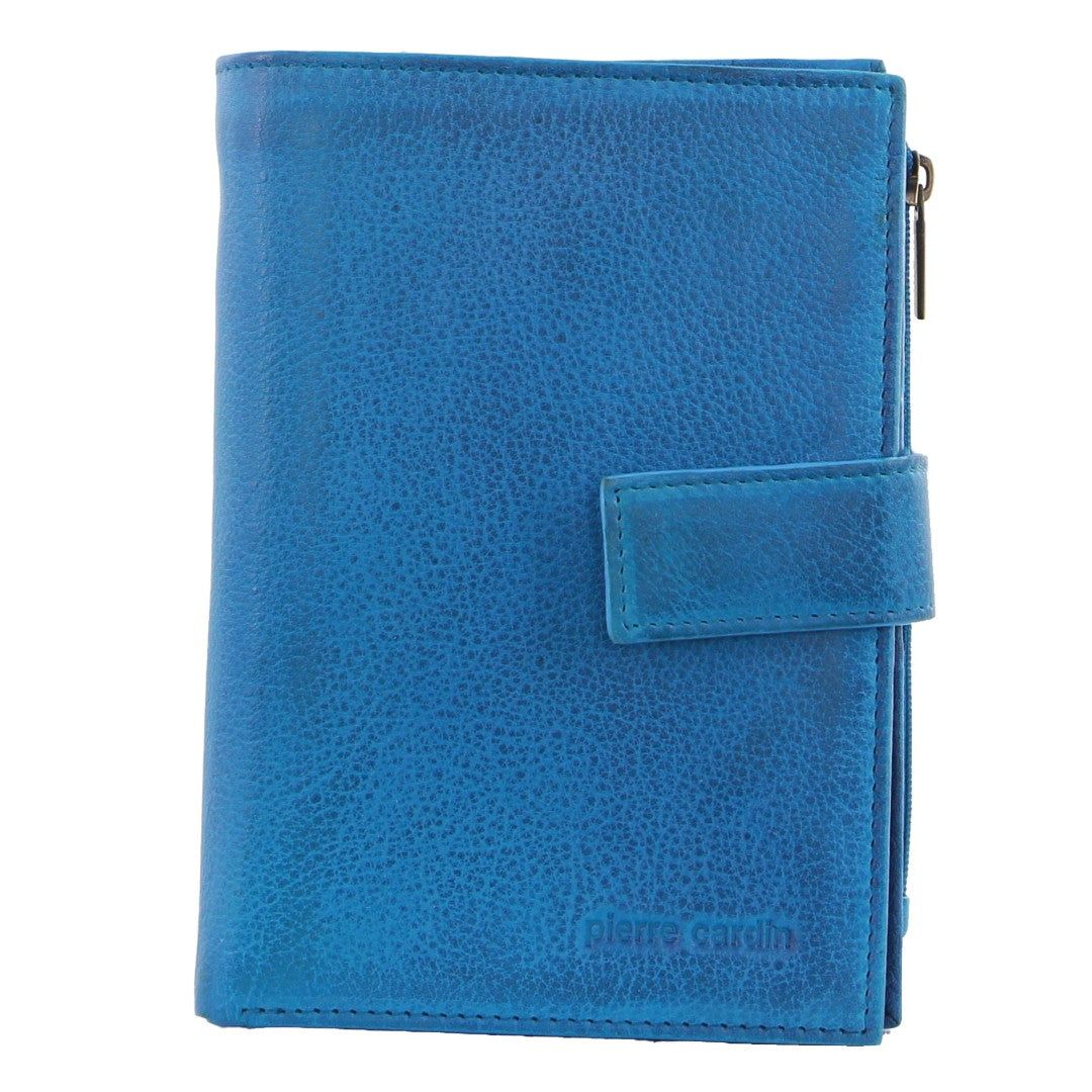 Pierre Cardin Italian Leather Tab Wallet Medium Wallets Dam Turkos | FQVRSM819