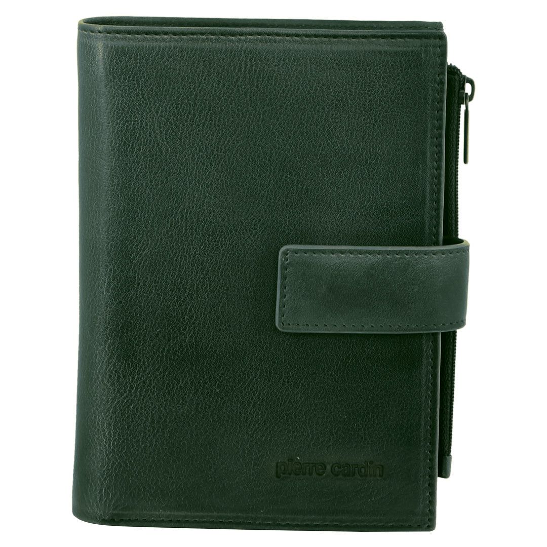 Pierre Cardin Italian Leather Tab Wallet Medium Wallets Dam Turkos | FQVRSM819