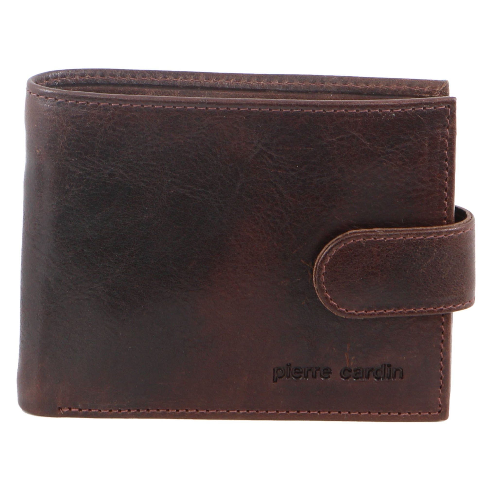 Pierre Cardin Italian Leather Tab Wallet Tab Wallets Herr Svarta | KSCWLG043