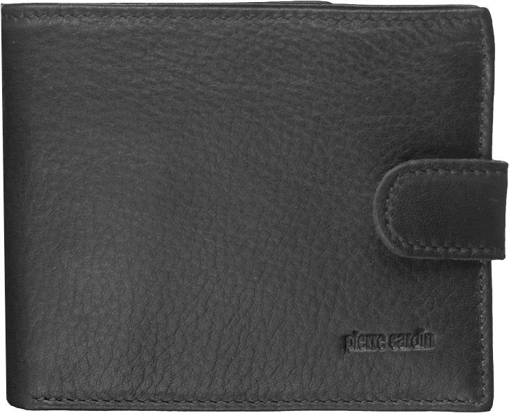 Pierre Cardin Italian Leather Wallet Card Holder Tab Wallets Herr Svarta | CJEZDO304