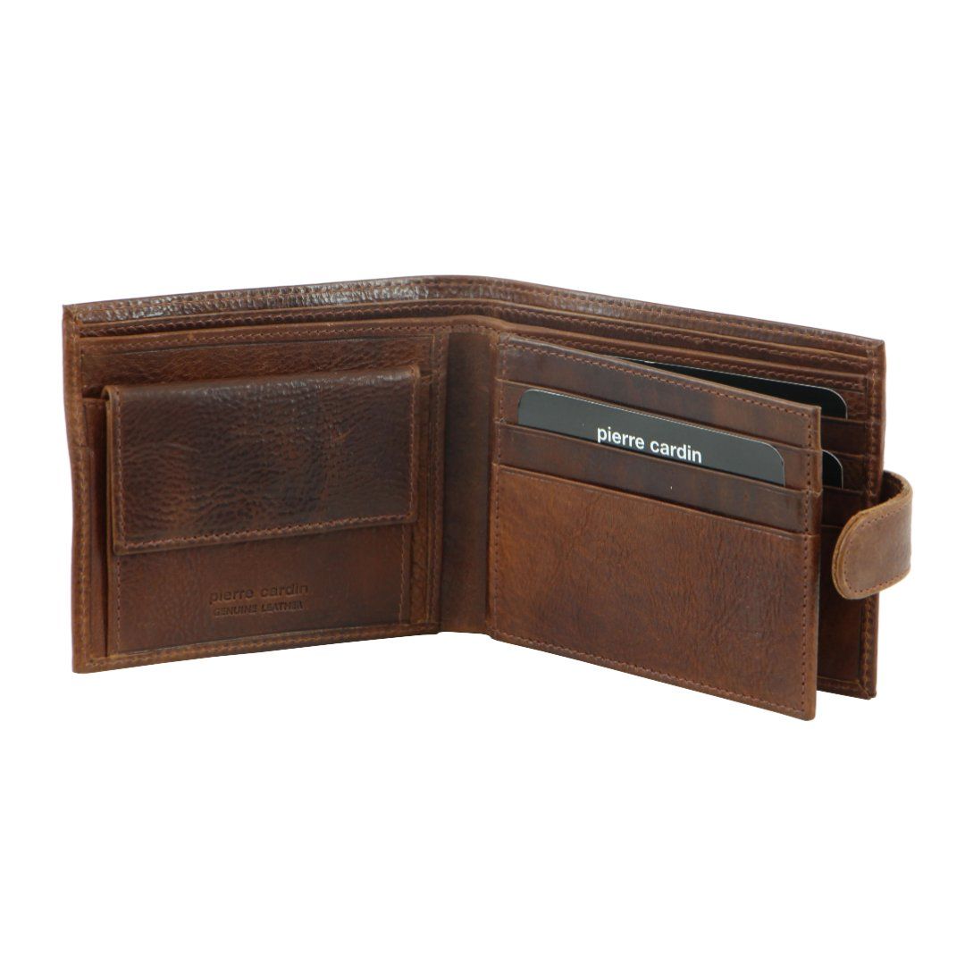 Pierre Cardin Italian Leather Wallet Card Holder Tab Wallets Herr Bruna | BXIHLG653