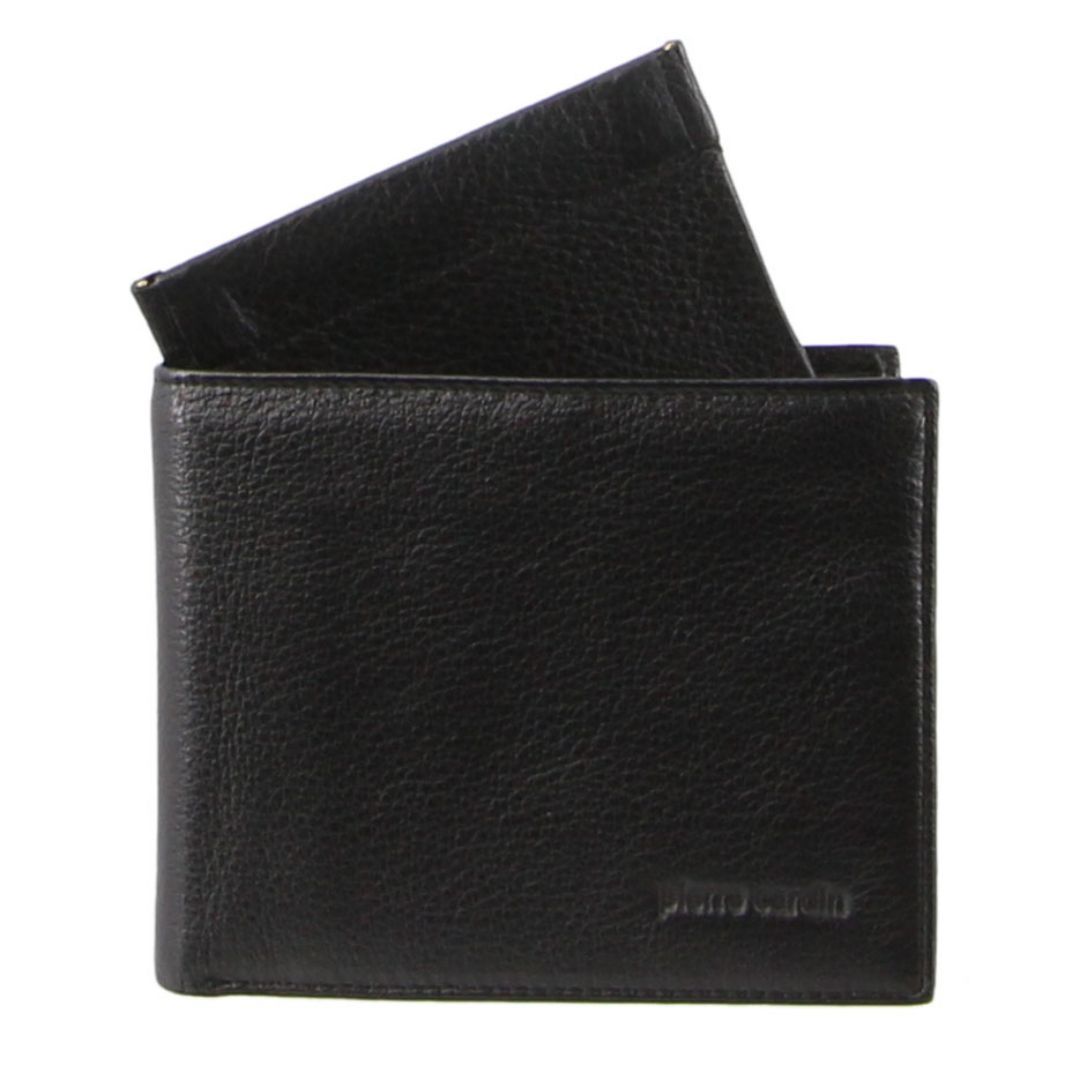 Pierre Cardin Italian Leather Wallet Card Holder Korthållare Herr Svarta | AEGJBM562