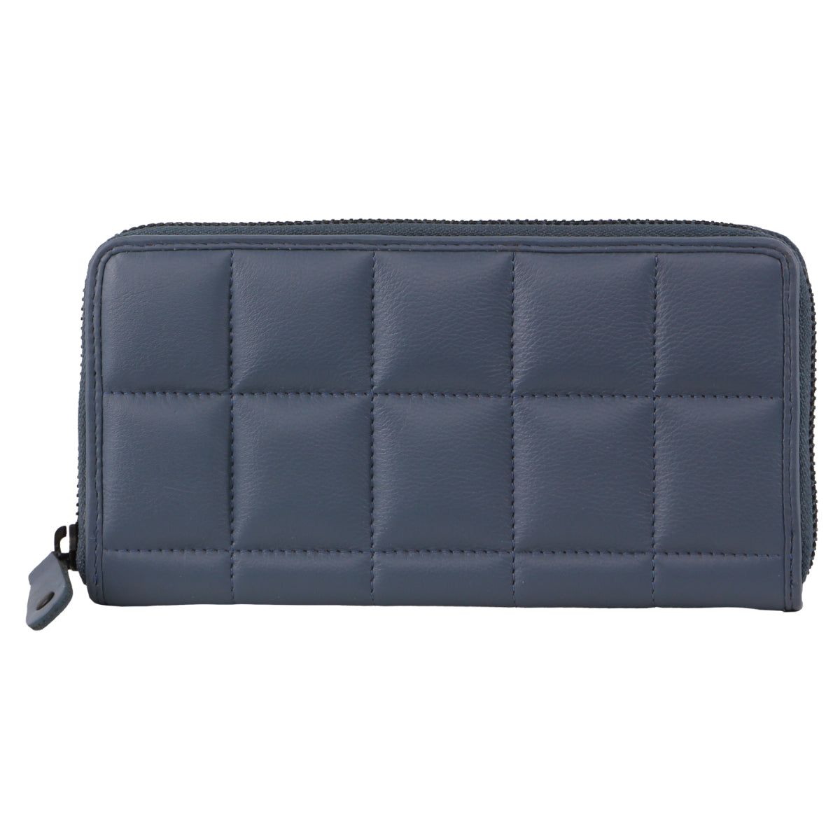 Pierre Cardin Italian Pleated Leather Zip Wallet Dragkedja Runt Plånbok Dam Turkos | RMHGUJ094
