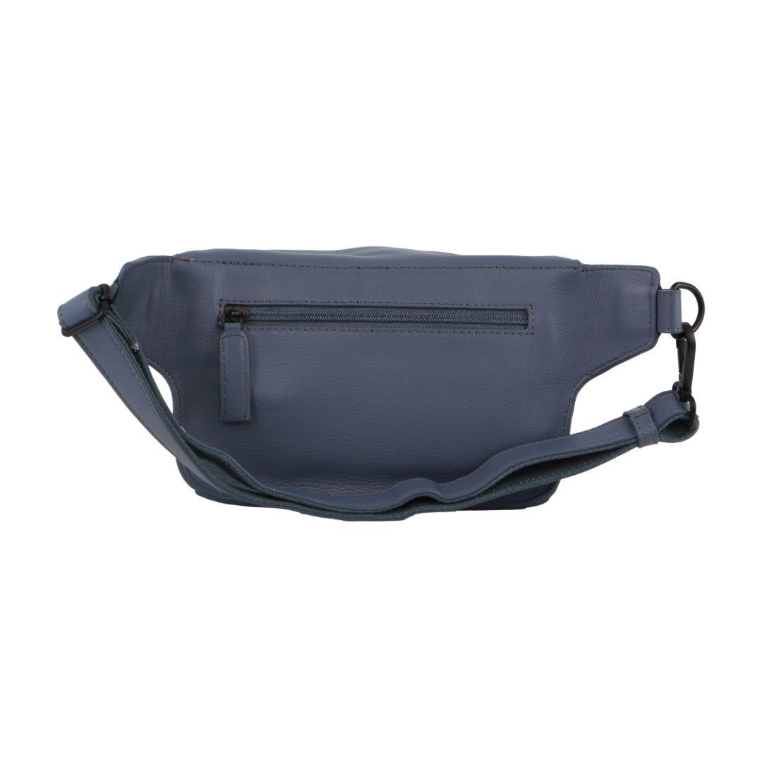 Pierre Cardin Leather 3-Way Sling Bag Crossbody Väska Herr Turkos | LIUJXO796
