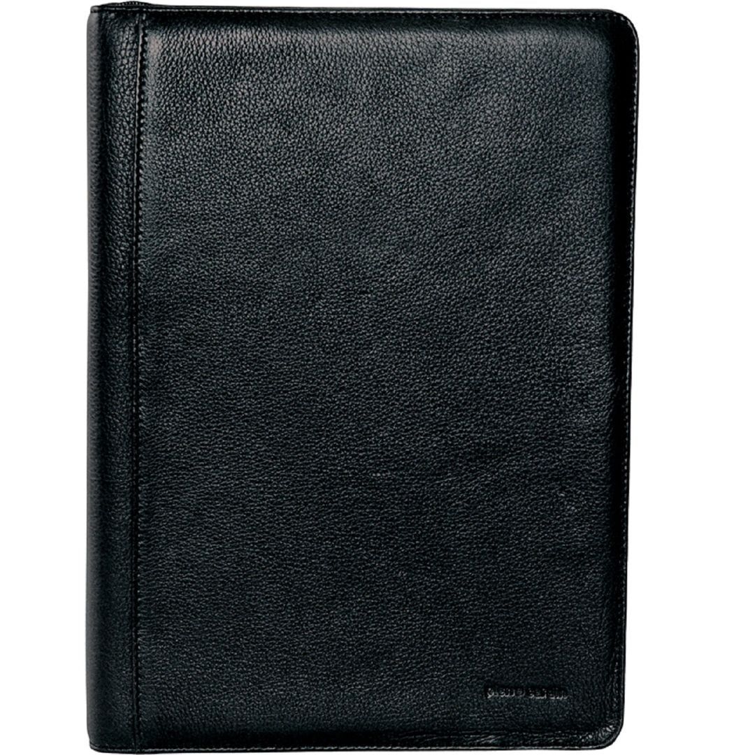 Pierre Cardin Leather A4 Business Compendium Folio Organiser Bags & Folios Herr Svarta | FYDZGX623