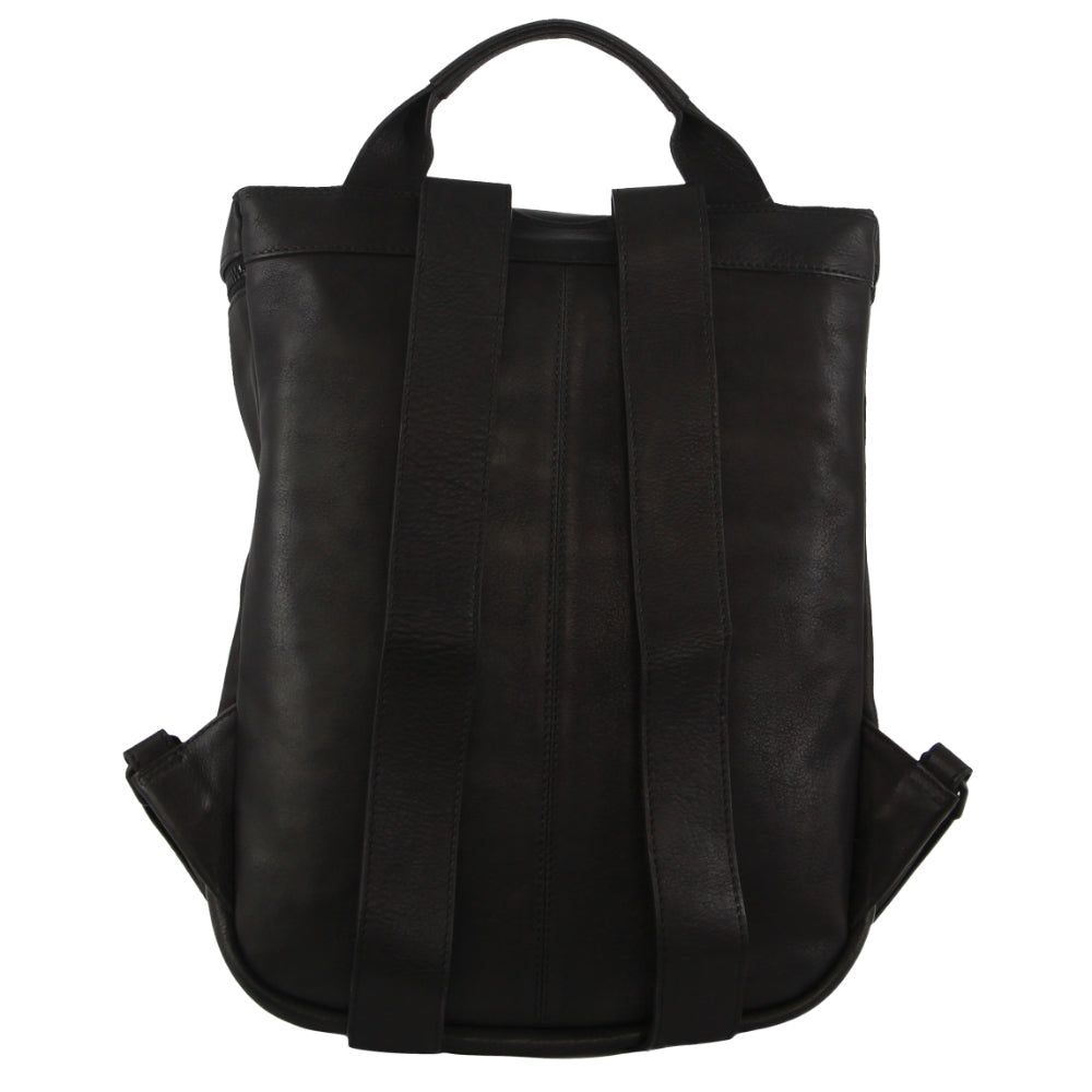 Pierre Cardin Leather Backpack Ryggsäckar Dam Svarta | LCESXZ931