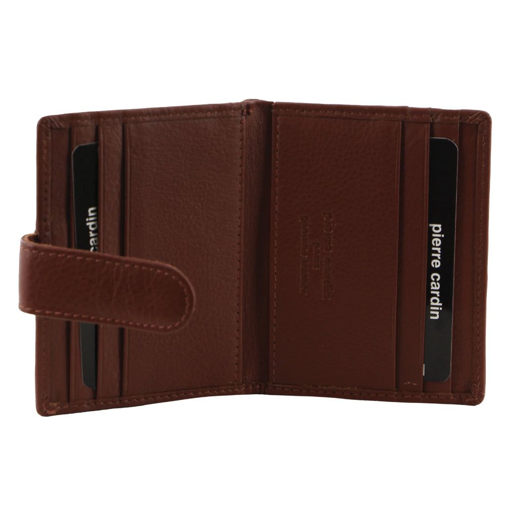 Pierre Cardin Leather Bi-Fold Card Holder Wallet Bi-Fold Wallets Herr Bruna | KGTABJ129