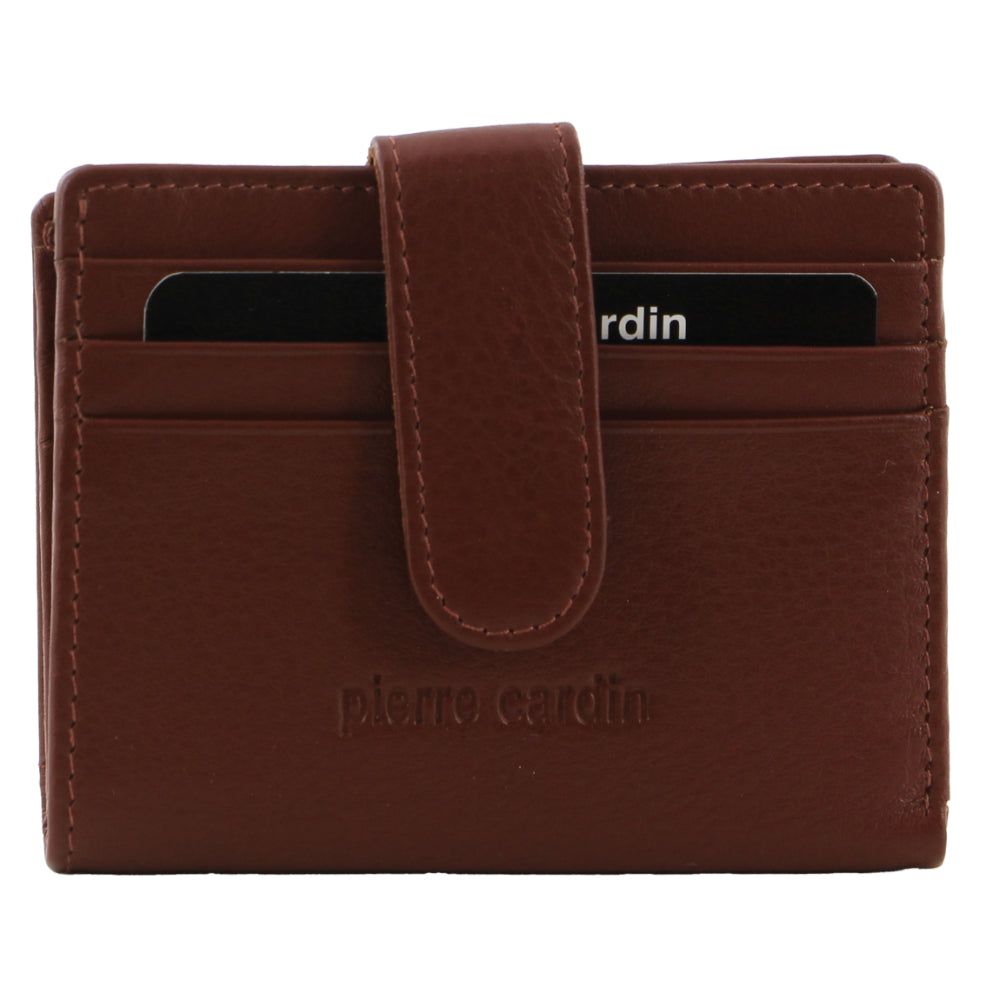 Pierre Cardin Leather Bi-Fold Card Holder Wallet Bi-Fold Wallets Herr Bruna | KGTABJ129