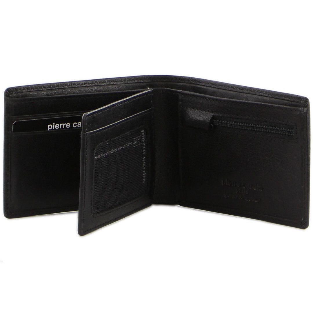 Pierre Cardin Leather Bi-Fold Wallet Bi-Fold Wallets Herr Svarta | YOIJDL034