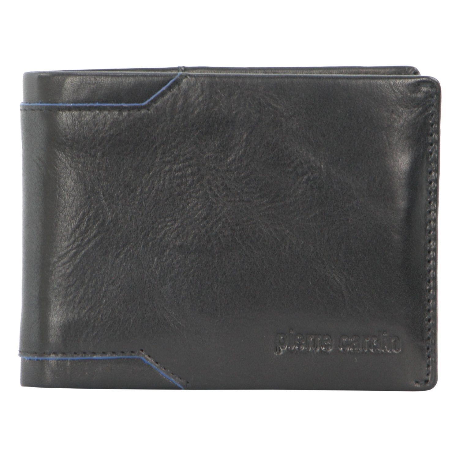 Pierre Cardin Leather Bi-Fold Wallet Bi-Fold Wallets Herr Svarta | NPROQI673