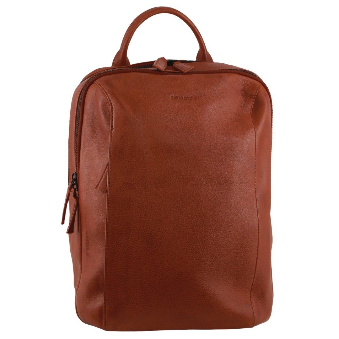 Pierre Cardin Leather Business Laptop Backpack Business Computer Bags Herr Bruna | XJEULG781