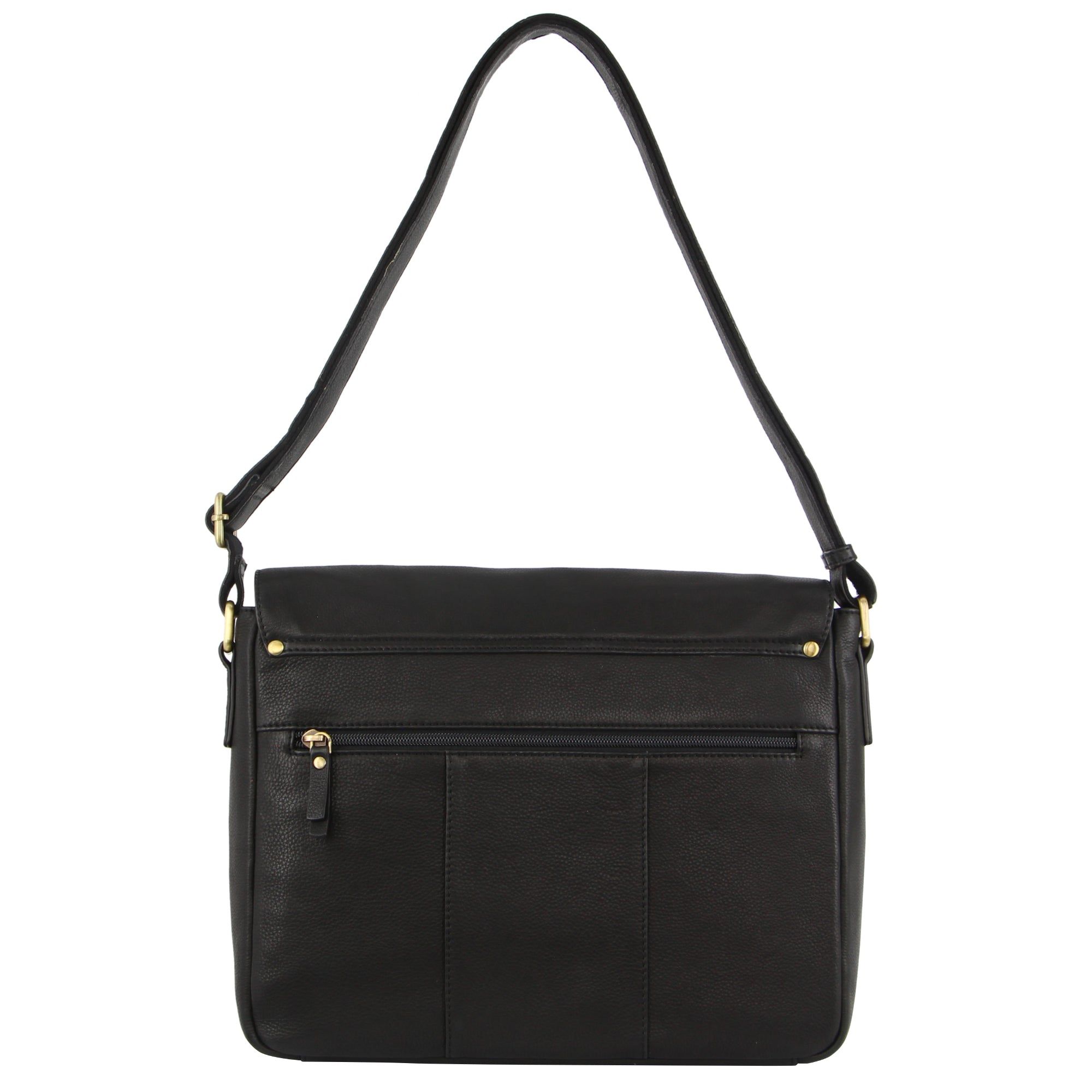Pierre Cardin Leather Business Satchel Messenger Väska Herr Svarta | FZOKDW148