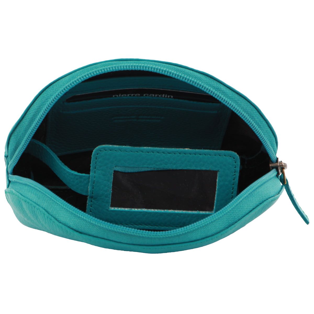 Pierre Cardin Leather Coin Purse Myntplånbok Dam Turquiose | HDSKEU745