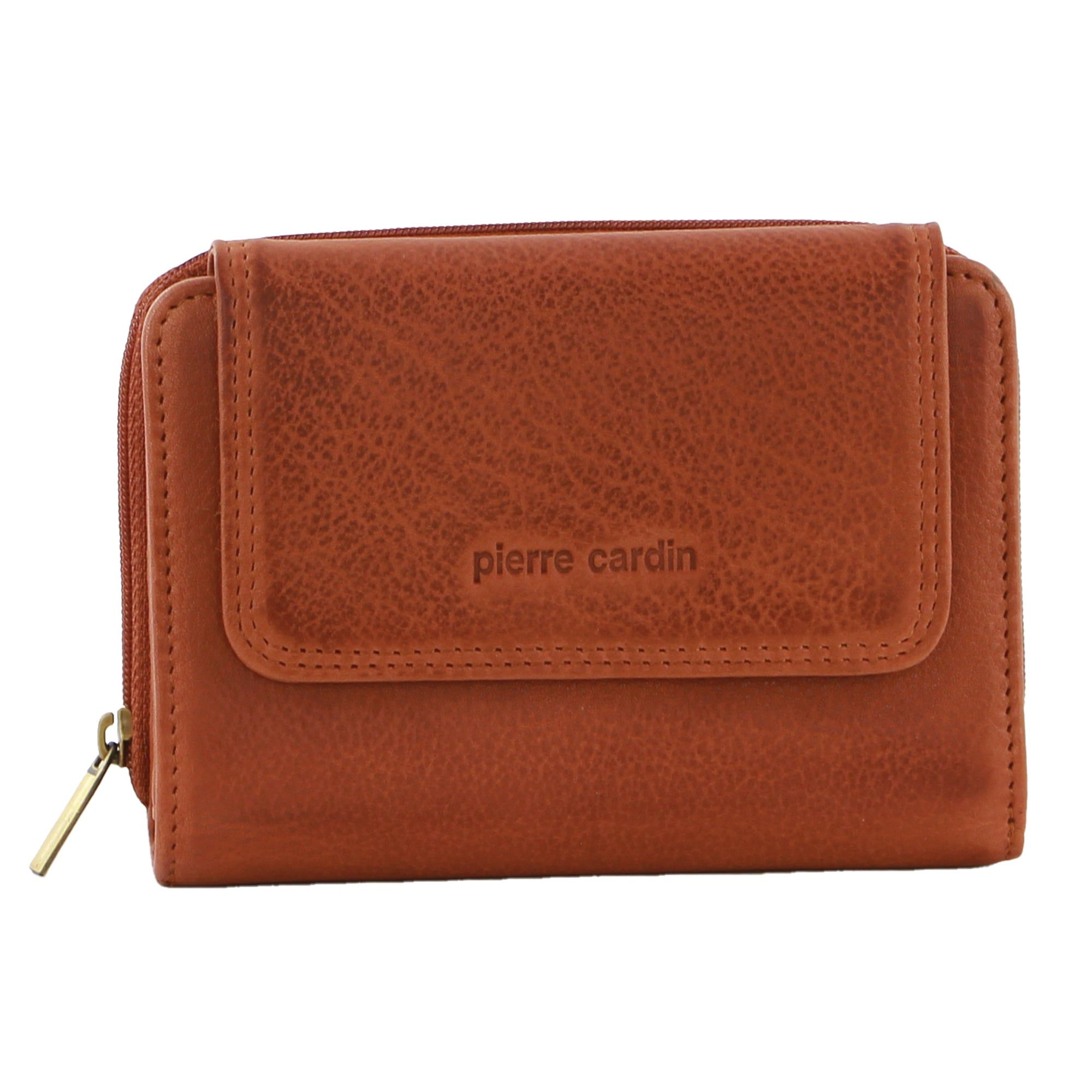 Pierre Cardin Leather Compact Bi-Fold Tab Wallet Bi-Fold Wallets Dam Rosa | EWPLAM468
