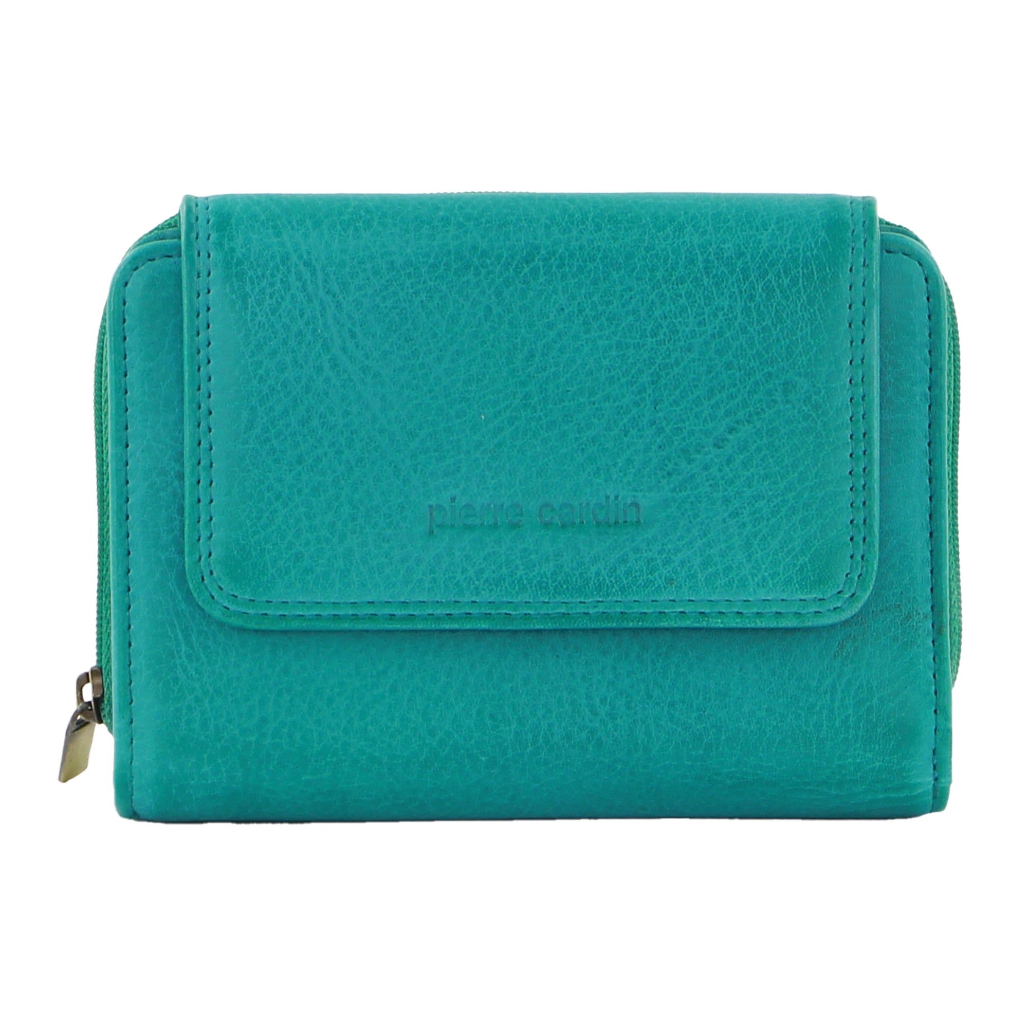 Pierre Cardin Leather Compact Bi-Fold Tab Wallet Bi-Fold Wallets Dam Ljusturkos | UYICTJ043