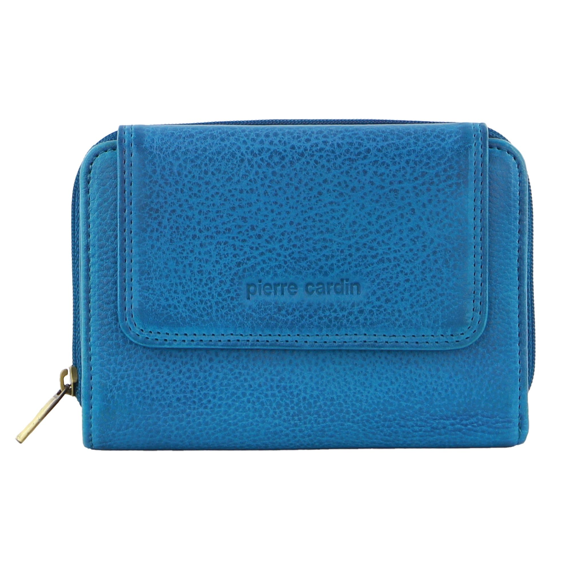 Pierre Cardin Leather Compact Bi-Fold Tab Wallet Bi-Fold Wallets Dam Ljusturkos | UYICTJ043