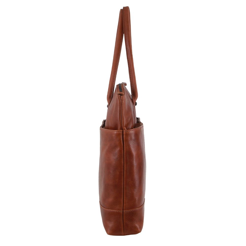 Pierre Cardin Leather Computer Bag Laptop Travel Bruna | IORXVU509
