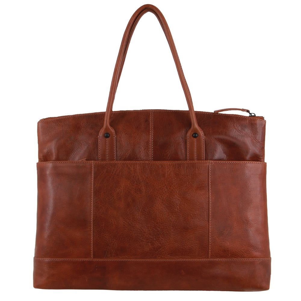 Pierre Cardin Leather Computer Bag Laptop Travel Bruna | IORXVU509