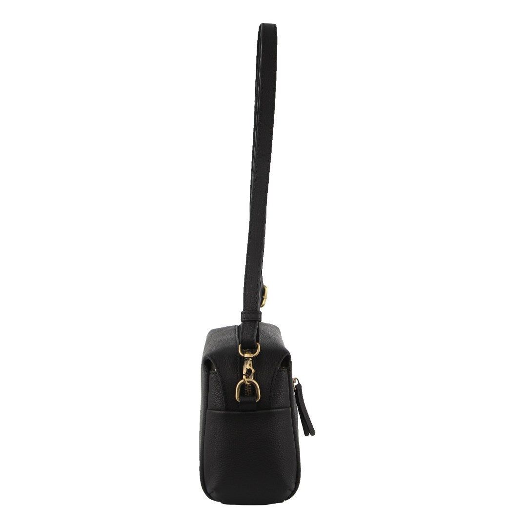 Pierre Cardin Leather Cross-Body Bag Clutch Clutch Dam Svarta | PEGHJN093