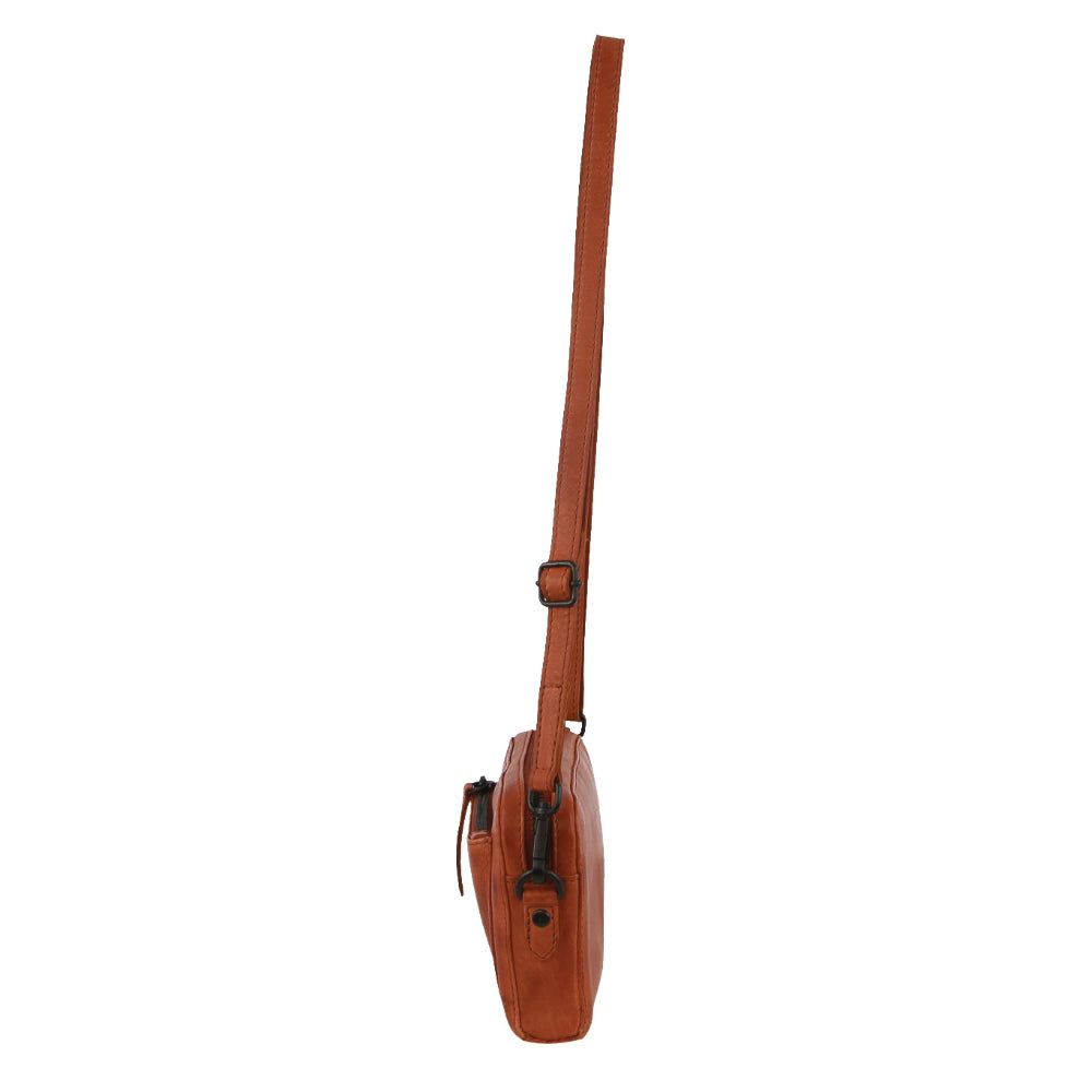 Pierre Cardin Leather Cross-Body Bag Crossbody Väska Dam Bruna | RFZKYM493