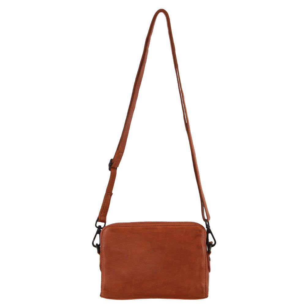 Pierre Cardin Leather Cross-Body Bag Crossbody Väska Dam Bruna | RFZKYM493