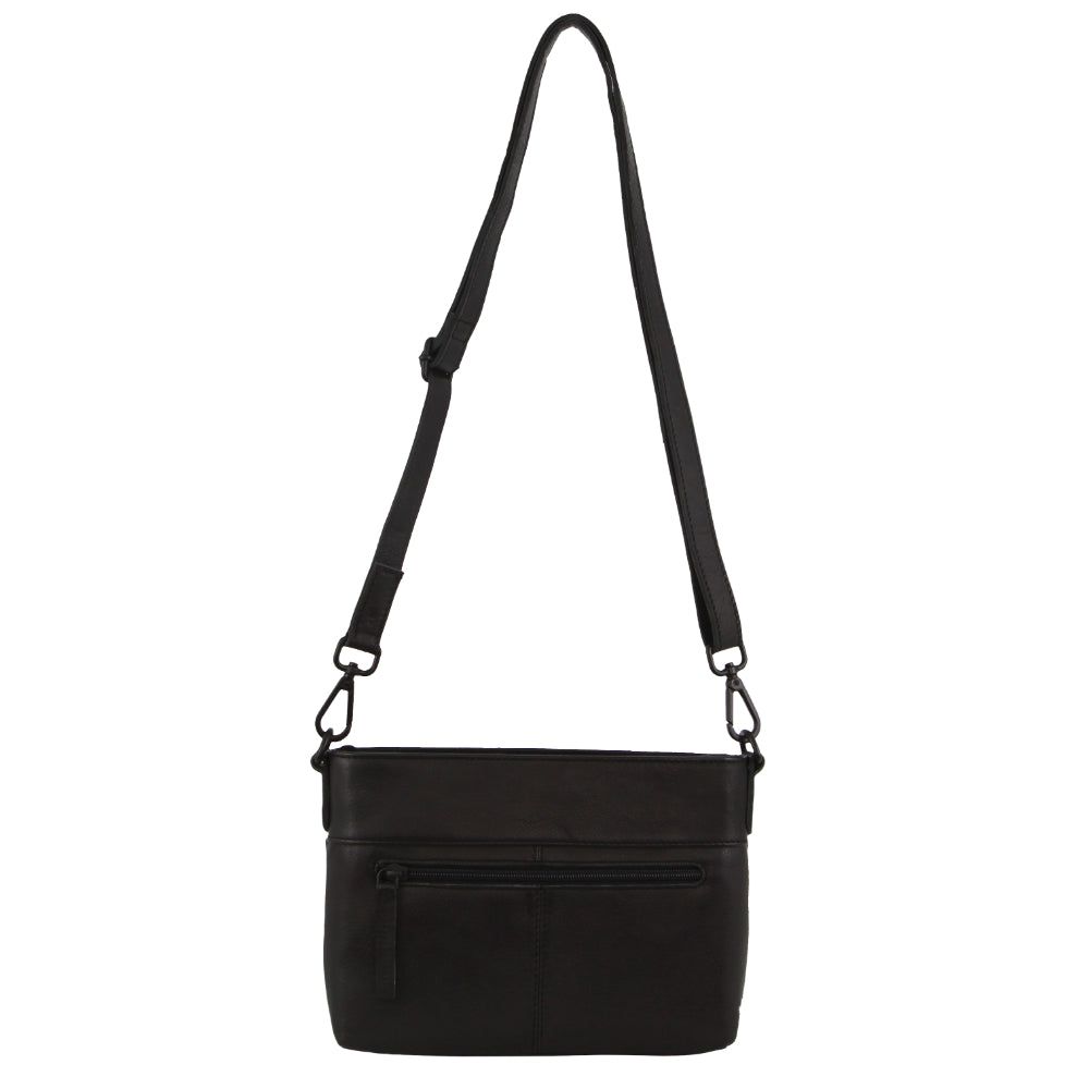 Pierre Cardin Leather Cross-Body Bag Crossbody Väska Dam Svarta | YZBEJO671