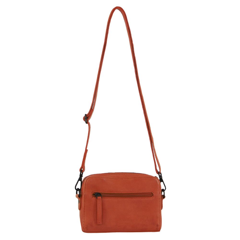 Pierre Cardin Leather Cross-Body Bag Crossbody Väska Dam Orange | NBSHQE941
