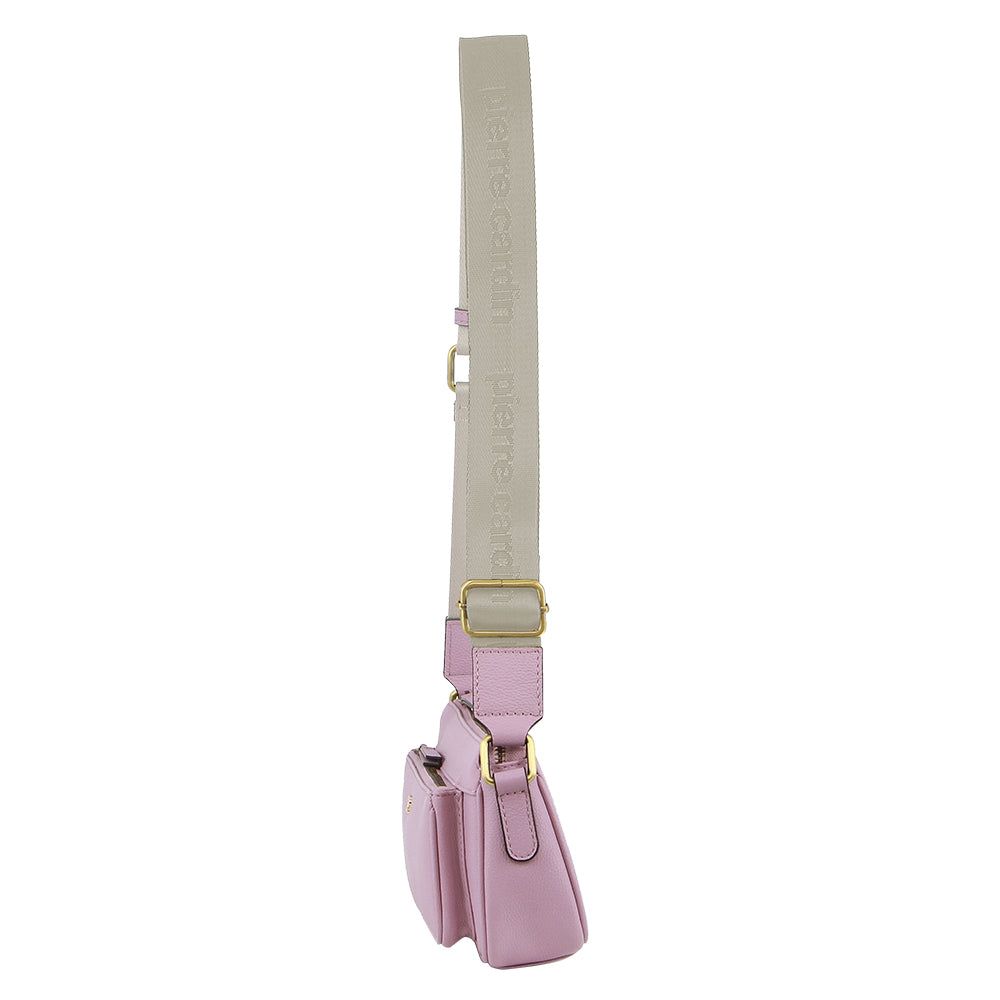 Pierre Cardin Leather Cross-Body Bag Crossbody Väska Dam Rosa | KVTAQO120