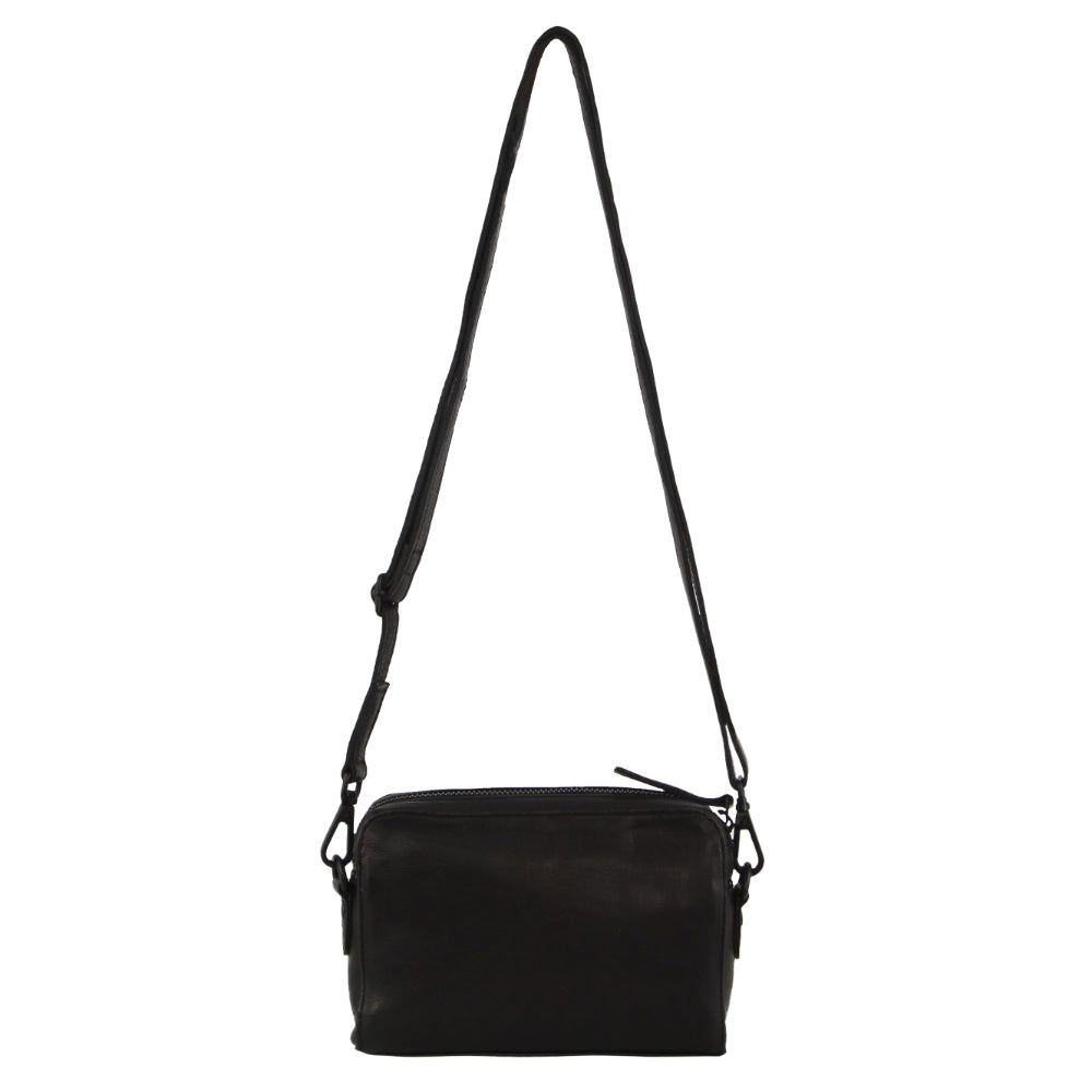 Pierre Cardin Leather Cross-Body Bag Crossbody Väska Dam Svarta | JUZPHL715