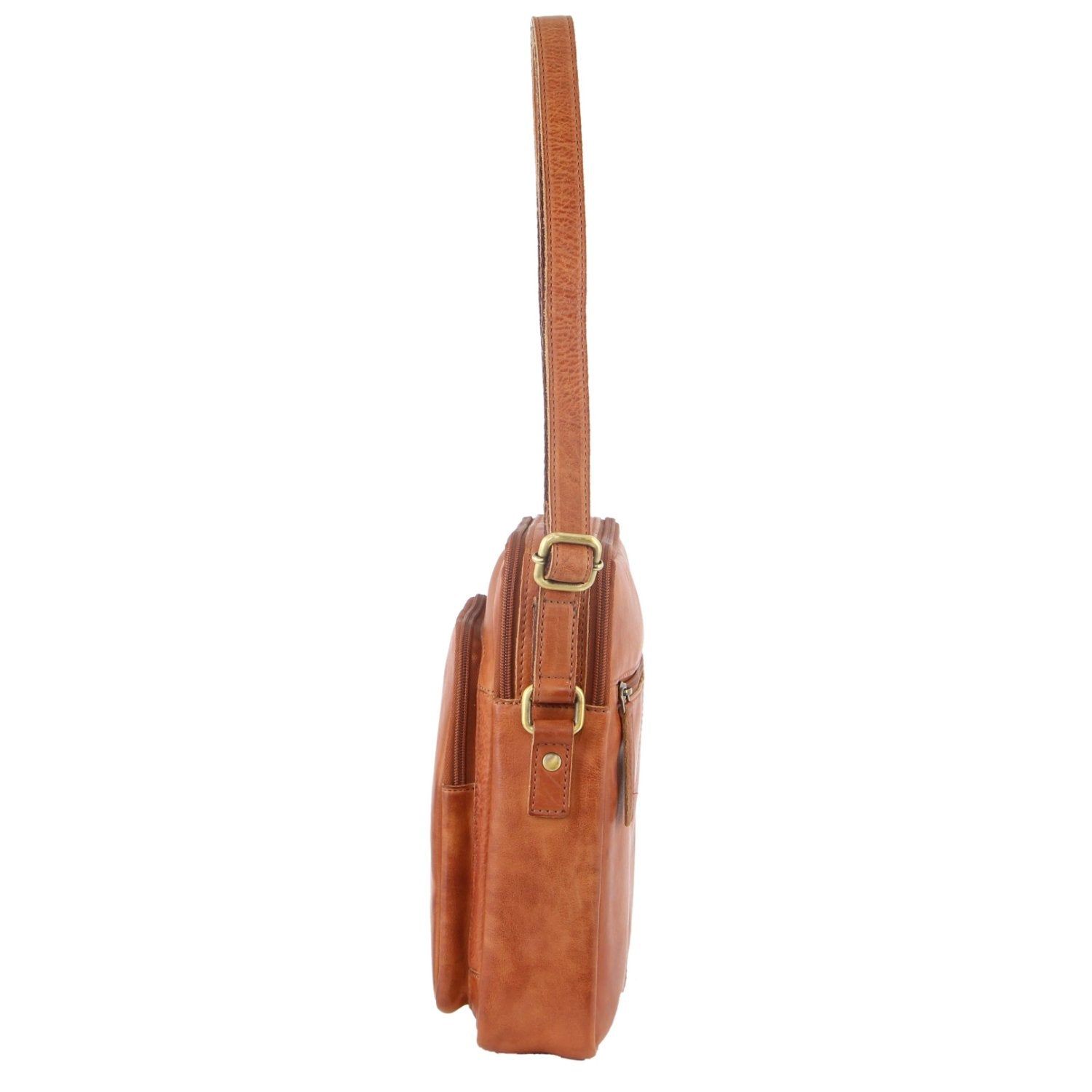 Pierre Cardin Leather Cross-Body Bag Tablet Bags Herr Bruna | TDCWMQ610