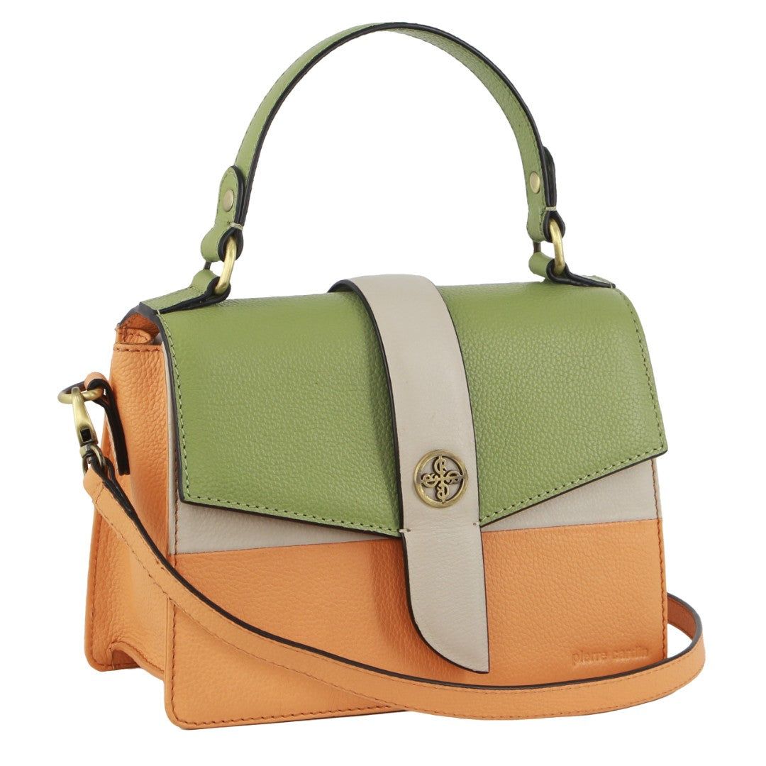 Pierre Cardin Leather Cross-Body Clutch Bag Clutch Dam Leaf | MPKSHJ709