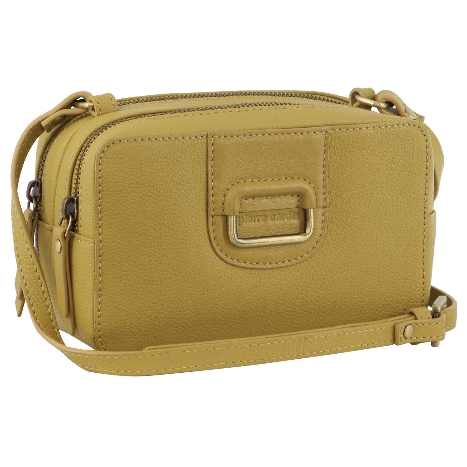 Pierre Cardin Leather Cross-Body Clutch Clutch Dam Jade | GXTJKI017